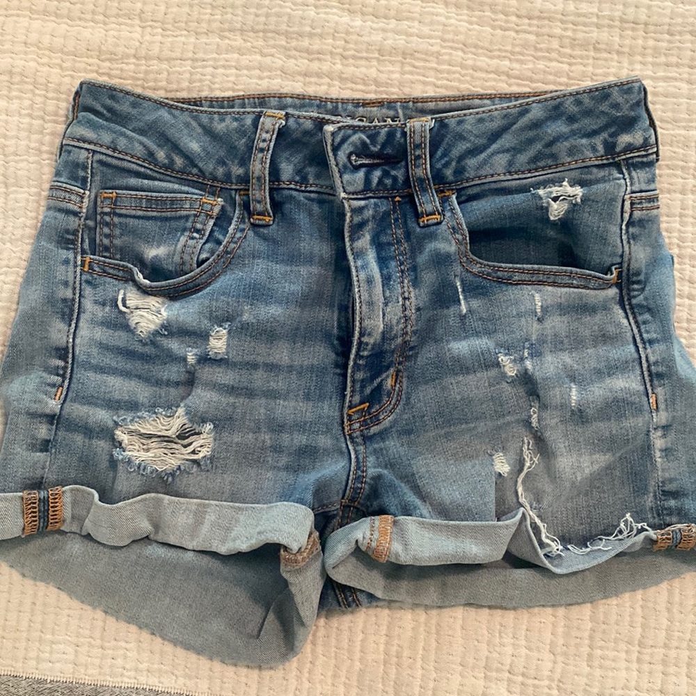 American Eagle Size 2 Super stretch denim shorts